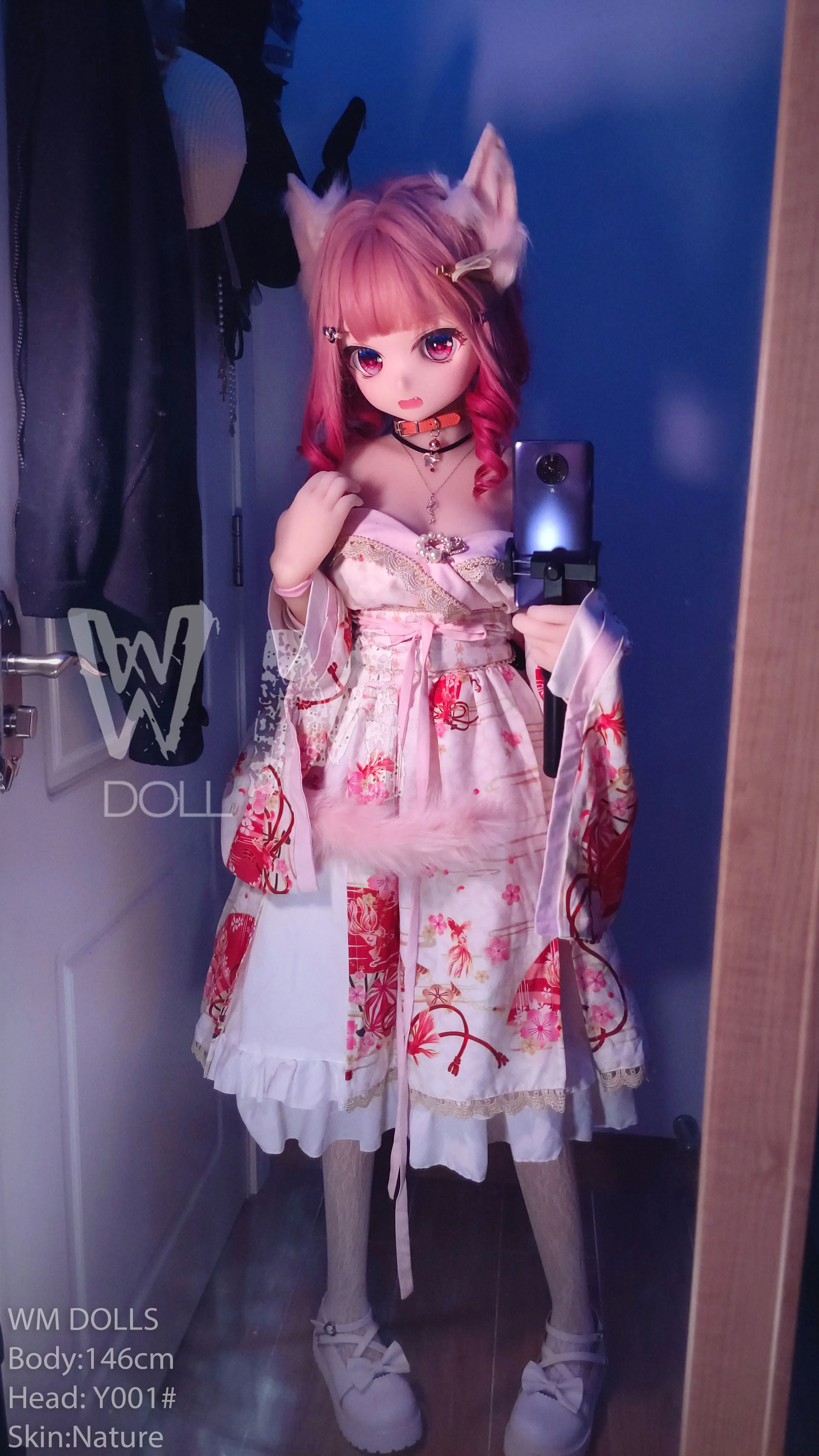 146cm (4ft9) B罩杯動漫情趣實體娃娃 - TPE身體搭配PVC頭部 #y001